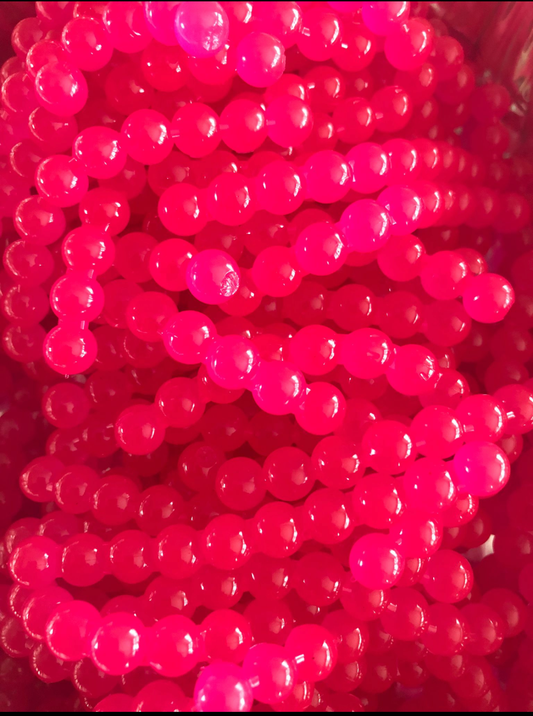 River Reaper Soft Beads Hot Pink 8mm 30/pack