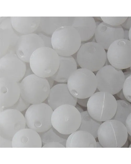 Troutbeads Snow Roe 6mm 50/pack & 8mm 40/pack & 10mm 30/pack