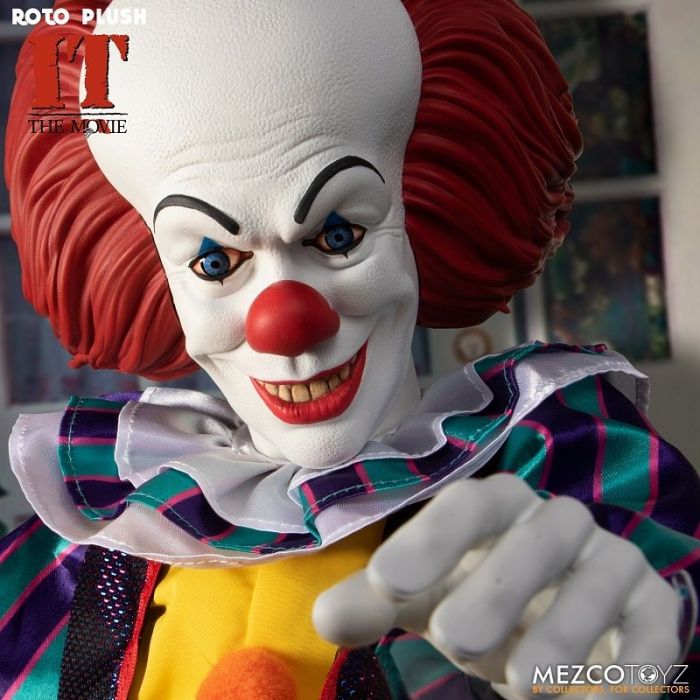 MDS DESIGNER SERIES / IT IT (1990): PENNYWISE 18INCH ROTO PLUSH DOLL