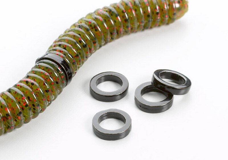 Lake Fork Ring Weight Black Ring (Wacky weight ring) 5/pack Lure not included
