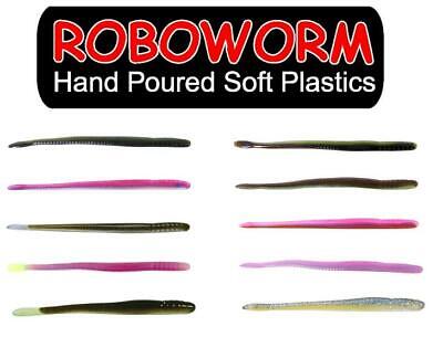 Roboworm Fat Straight Tail 4 1/2" 8/pack