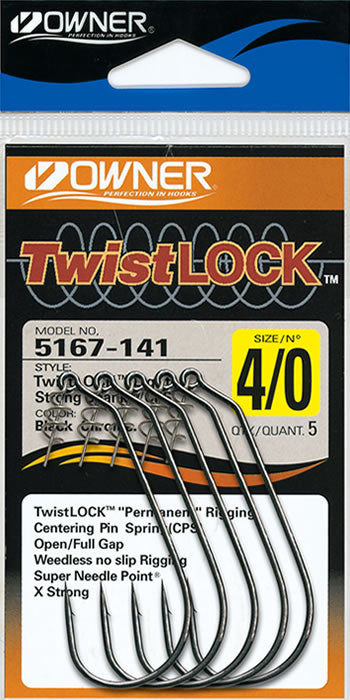 Owner Twistlock Flipping Hook 5/pack