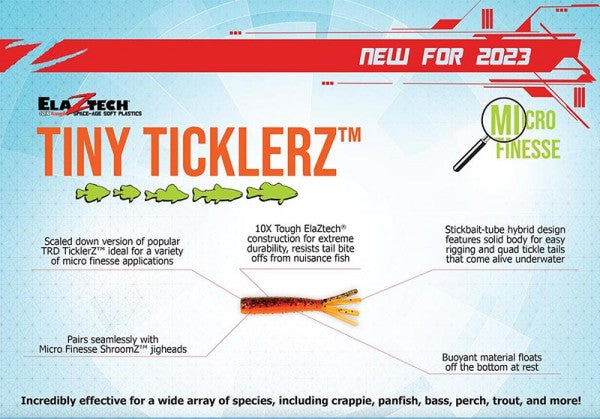 Z-Man Tiny TicklerZ 1.75 More Colours Available – Bedrock Hobby