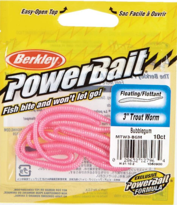 Berkley® PowerBait® Power Floating Trout Worm 3'' 15/pack
