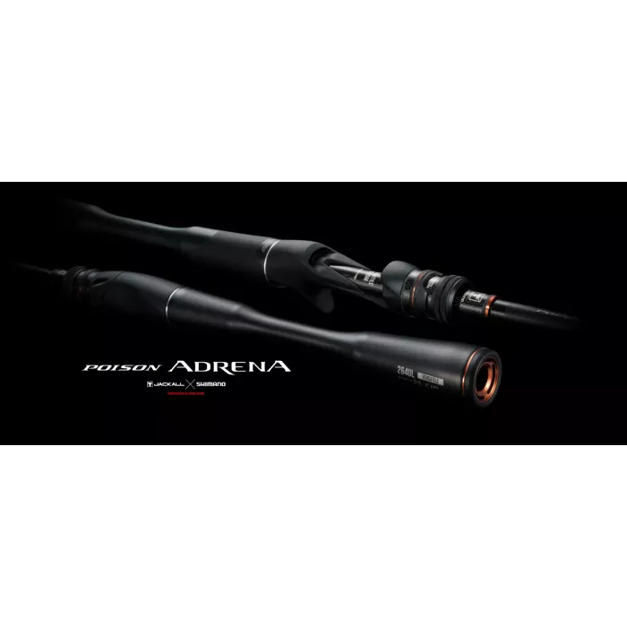 24 Shimano x Jackall Poison Adrena Baitcasting Rod