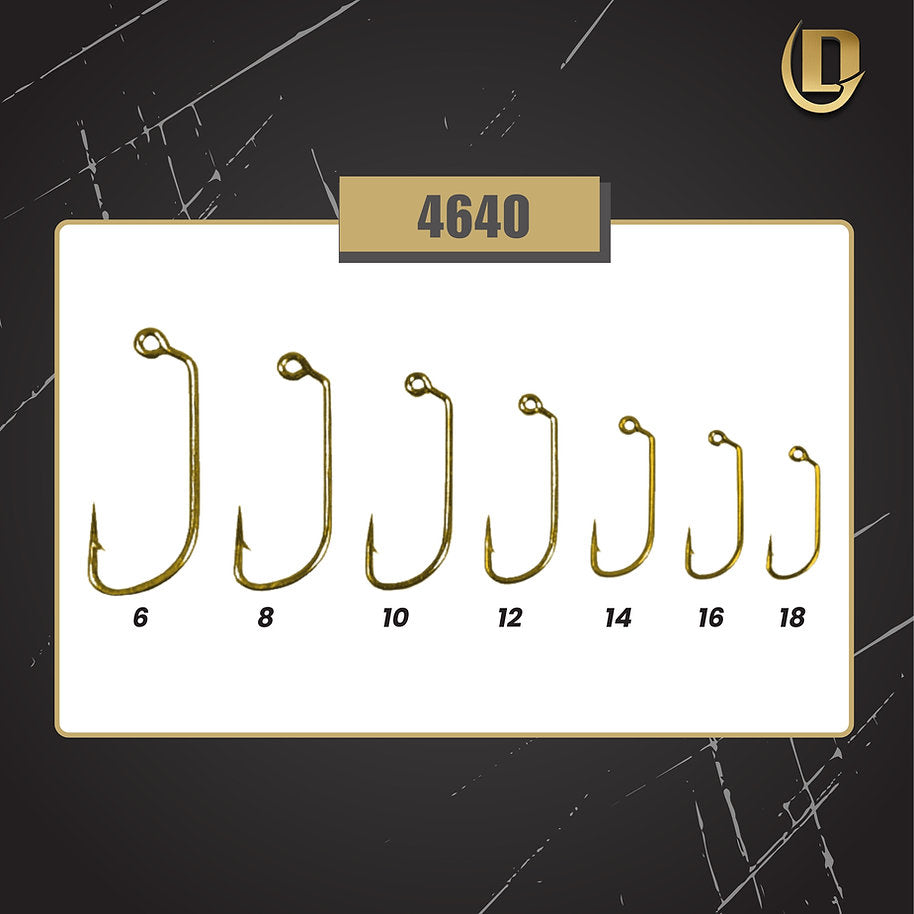Daiichi 4640 Heavy Jig Hook 25/pack-100/pack