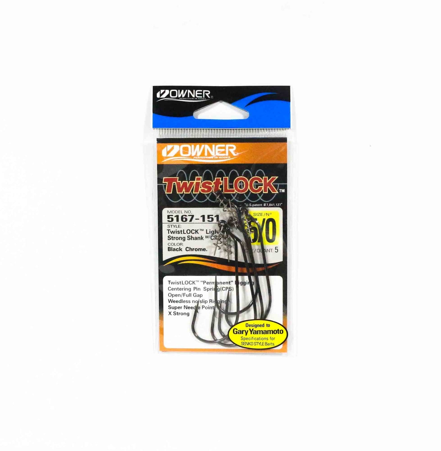 Owner Twistlock Flipping Hook 5/pack