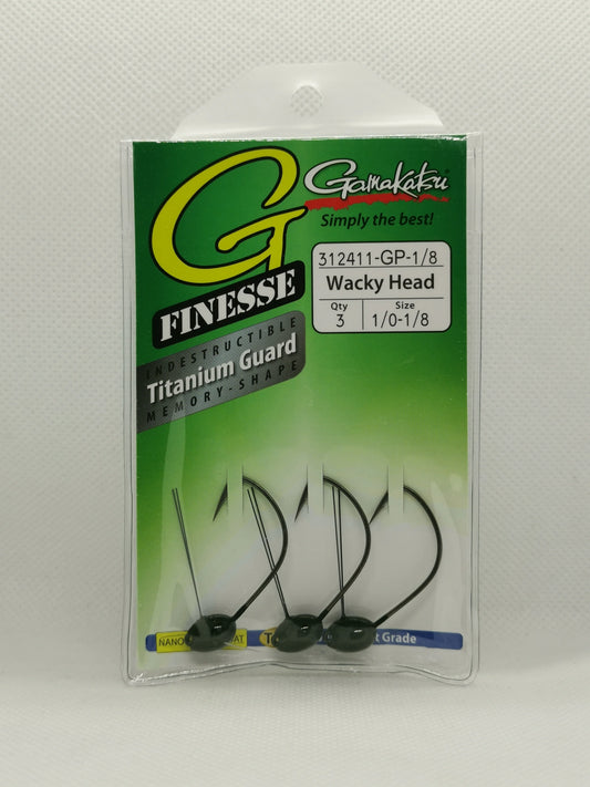 GAMAKATSU G-FINESSE JIG HEAD WACKY 3/pack