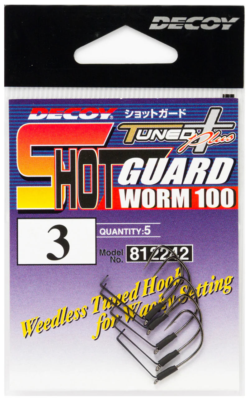 Decoy Worm100 Shot Guard Hook 5/pack (Wacky Hook)