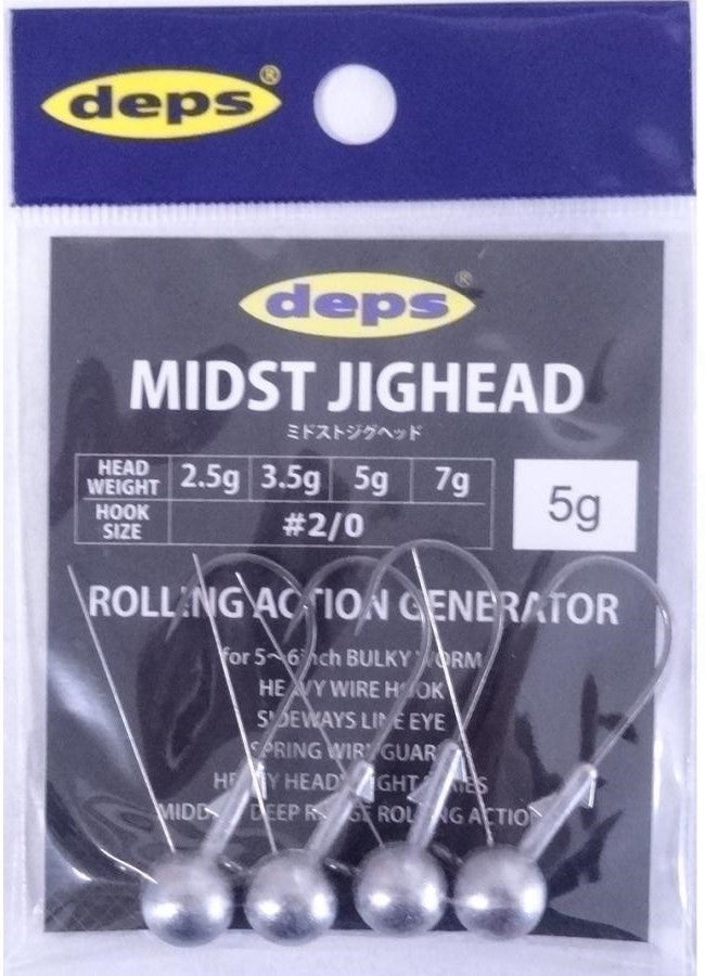 DEPS Midst Jig Head 4/pack