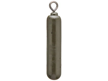 X Zone Tungsten Skinny Drop shot Weight Green Pumpkin Coat