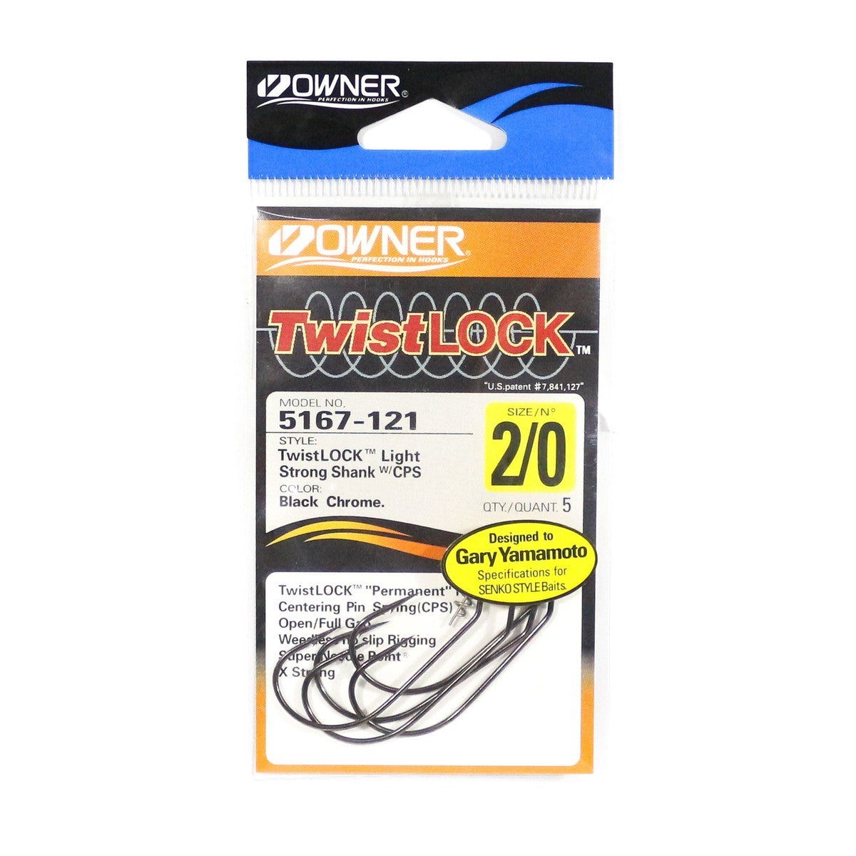 Owner Twistlock Flipping Hook 5/pack