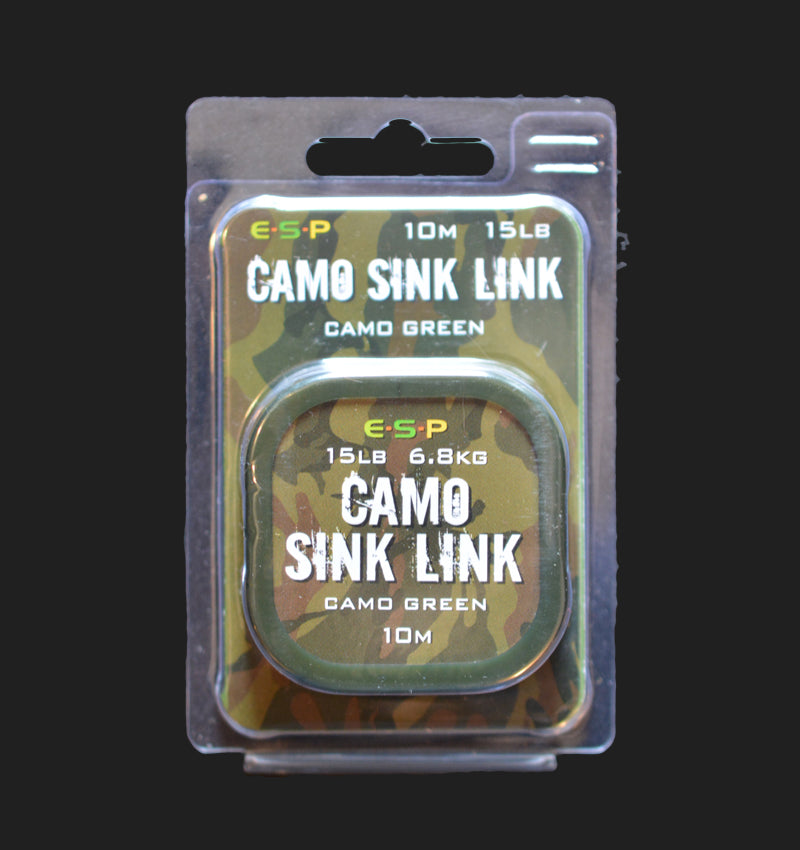 ESP Camo Sink Link, Green 15lbs, 10m