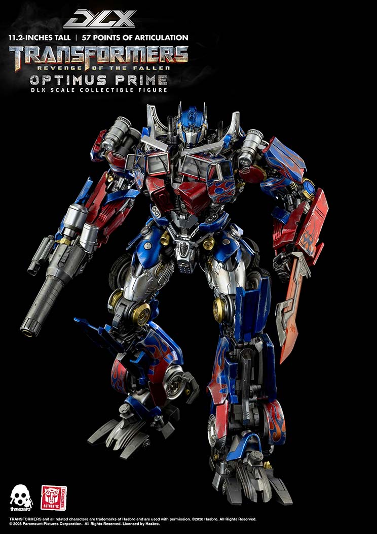 Three Zero Transformers: Revenge of the Fallen - DLX Optimus Prime