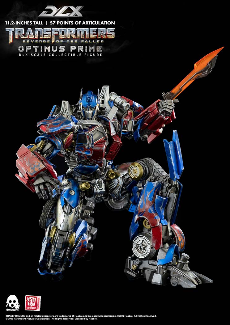 Three Zero Transformers: Revenge of the Fallen - DLX Optimus Prime