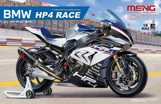 Meng 1/9 BMW HP4 Race, Not A Pre-Colored Edition