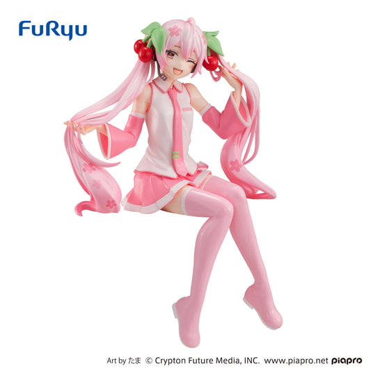 Hatsune Miku Series Noodle Stopper Figure-Sakura Miku Wink ver.