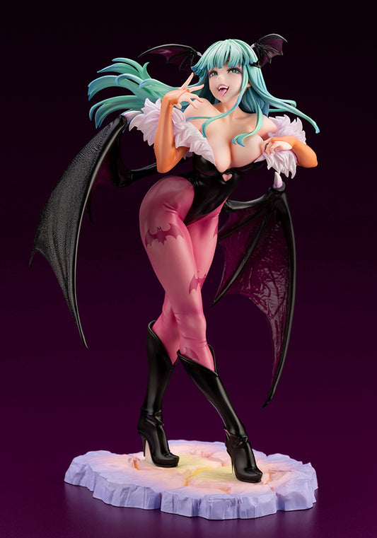 Kotobukiya 1/7 Darkstalkers Series Morrigan Bishoujo, Pre-Painted PVC Statue