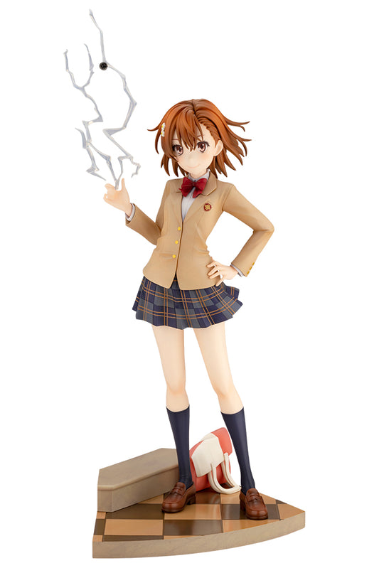 Kotobukiya 1/7 A Certain Scientific Railgun T Series Misaka Mikoto 15th Anniversary Ver., Pre-Painted PVC Statue