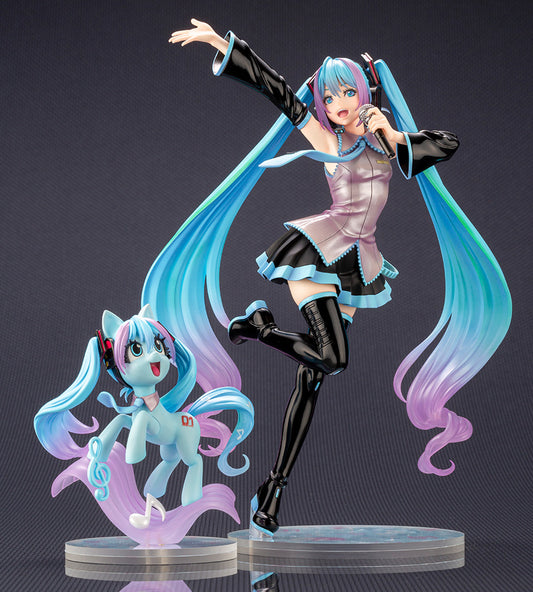 Kotobukiya 1/7 Hatsune Miku Feat. My Little Pony Bishoujo Statue, Pre-Painted PVC Statue