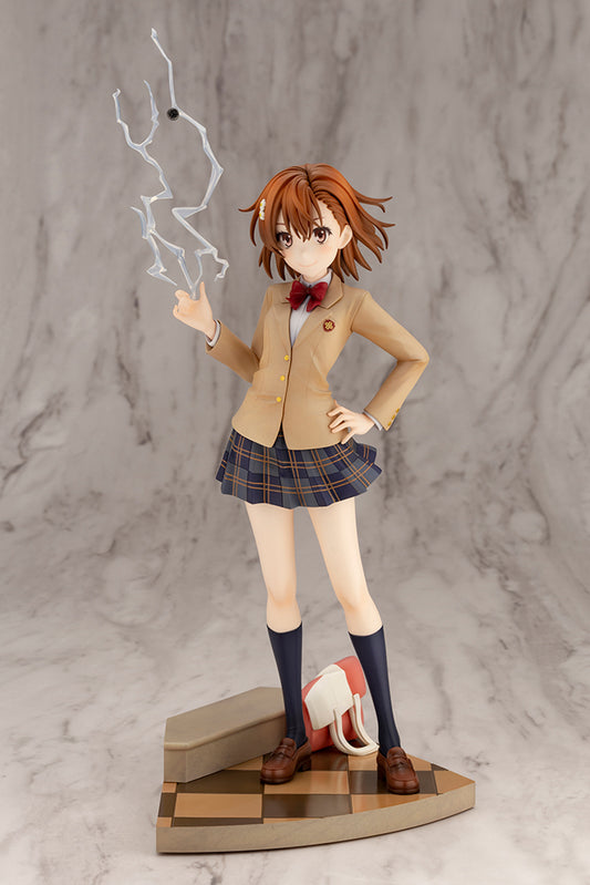 Kotobukiya 1/7 A Certain Scientific Railgun T Series Misaka Mikoto 15th Anniversary Ver., Pre-Painted PVC Statue