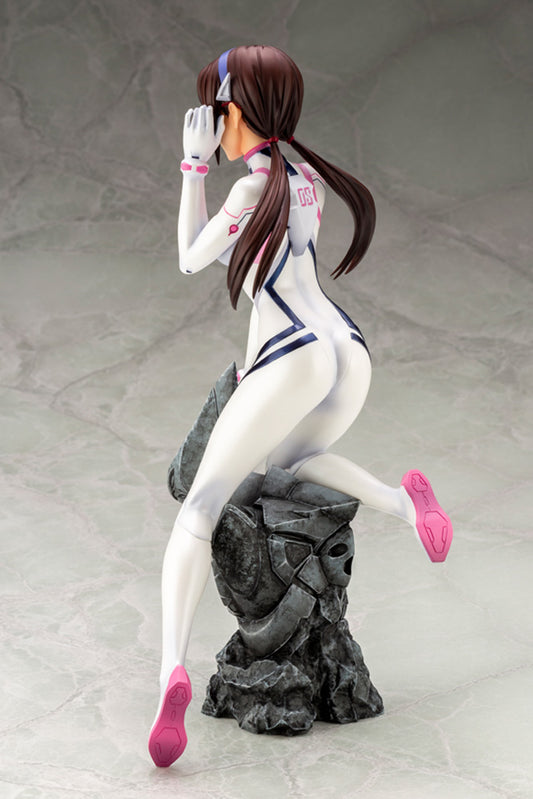 Kotobukiya 1/6 Evangelion:3.0+1.0 Thrice Upon A Time Series Mari Makinami Illustrious White Plugsuit Ver., Pre-Painted PVC Statue