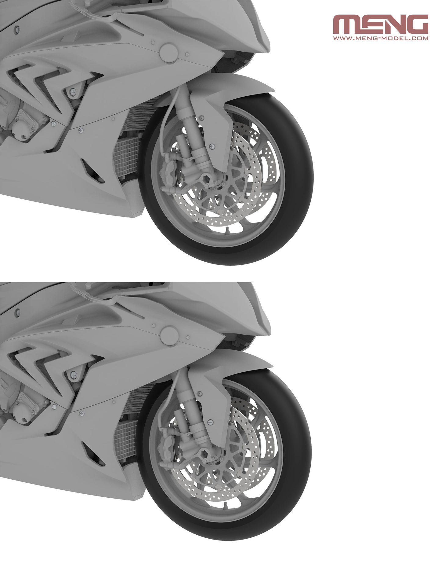 Meng 1/9 BMW HP4 Race, Not A Pre-Colored Edition