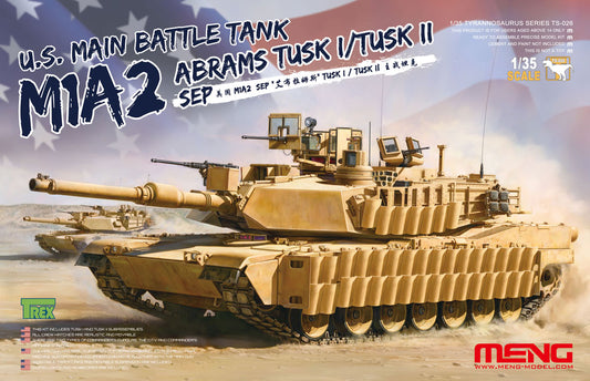 Meng 1/35 U.S. Main Battle Tank M1A2 SEP Abrams TUSK I/TUSK II