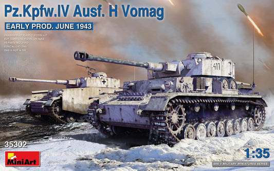 MiniArt 1/35 Pz.Kpfw.IV Ausf. H Vomag. Early Production June 1943