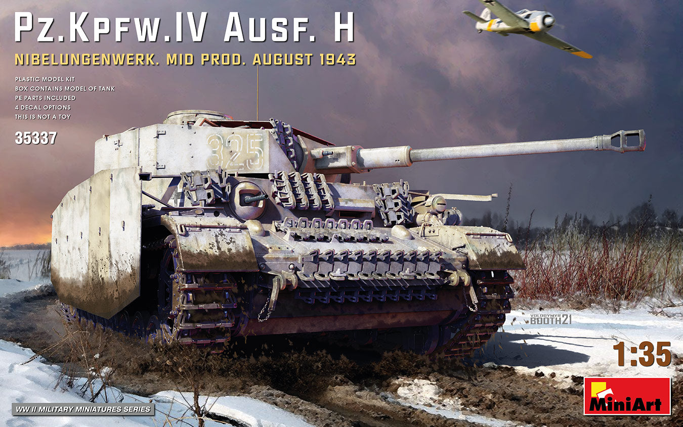 Miniart 1/35 Pz.Kpfw.IV Ausf. H Nibelungenwerk. Mid Prod. (August 1943)