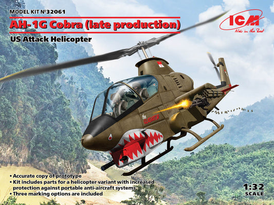 ICM 1/32 AH-1G Cobra (late production), US Attack Helicopter