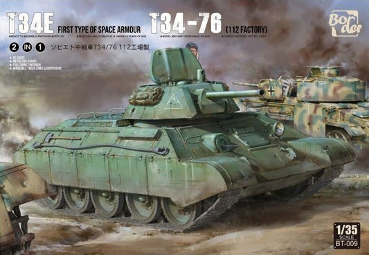 Border Model BORDER MODEL BT009 T-34 screened (type 1) &T-3476