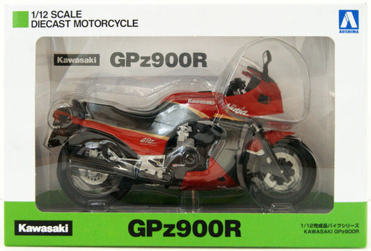 Aoshima 1/12 Kawasaki GPZ900R Red Gray