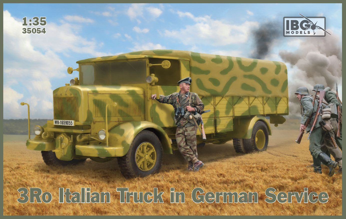 IBG Models 1/35 3Ro Italian Truck in German Service