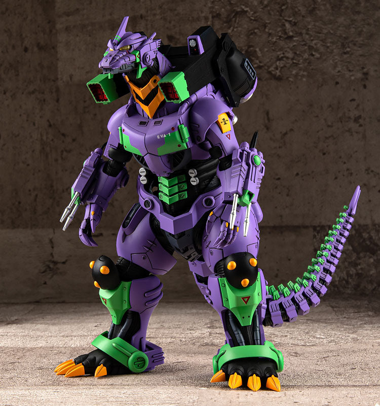 Aoshima Godzilla VS Evangelion Mechagodzilla (Type-3 Kiryu Eva Unit-01 Color Ver.)