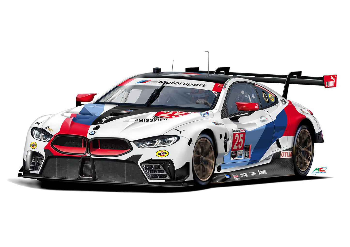 Platz NuNu 1/24 BMW M8 GTE DAYTONA WINNER 2019