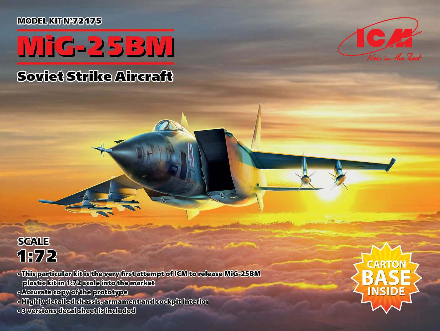 ICM 1/72 MiG-25 BM, Soviet Strike Aircraft