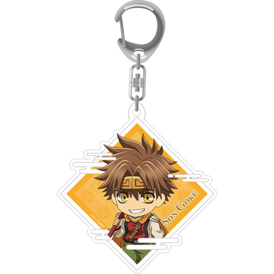 Good Smile Company Saiyuki Reload Zeroin Series Son Goku Nendoroid Plus Acrylic Keychain