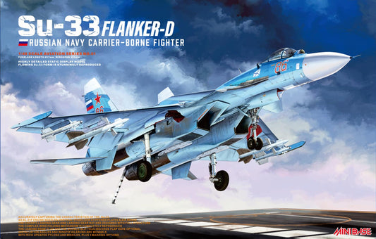 Minibase 1/48 SU-33 Flanker-D, Russian Navy Carrier-Borne Fighter Aircraft