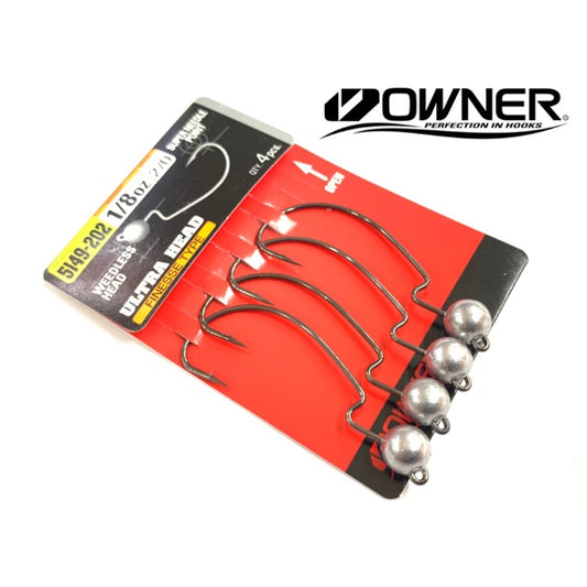 Owner Ultrahead Jig 4/pack More size available