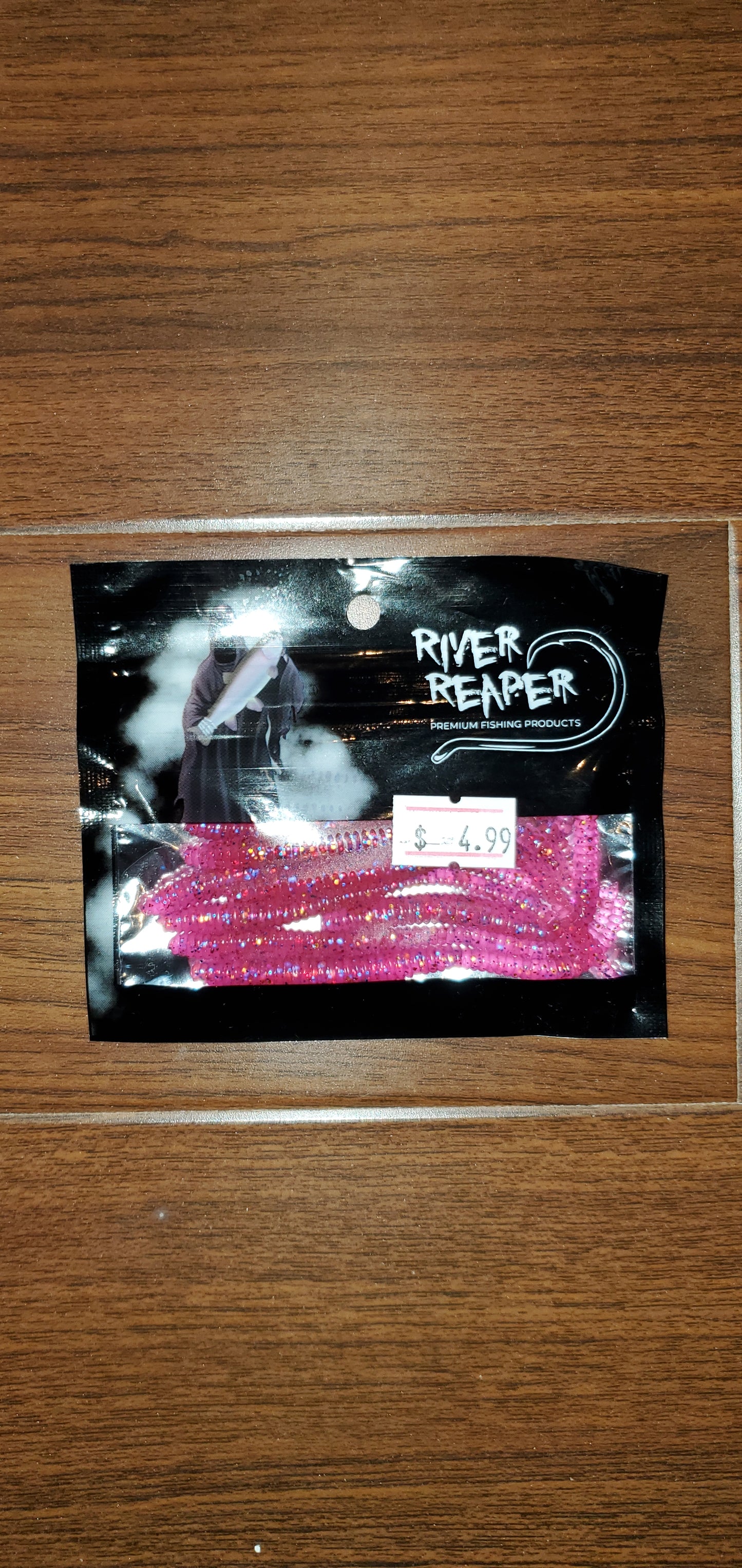 River Reaper Soft Worm Pink