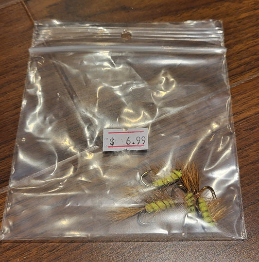 Wiggler Nymphs Chartreuse 4/pack