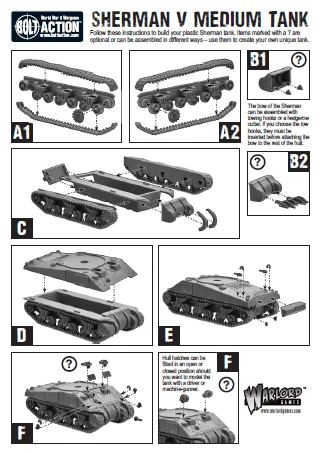 Bolt Action Sherman Tank Troop