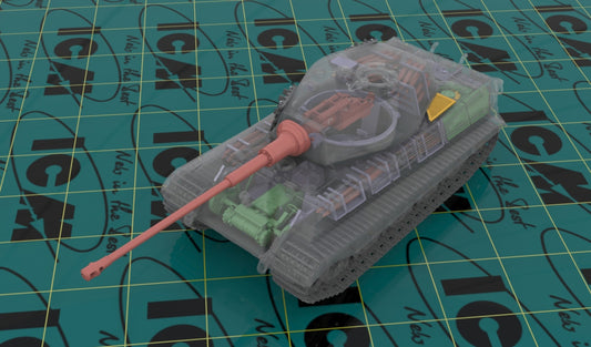 ICM 1/35 Pz.Kpfw.VI Ausf.B King Tiger (late production) with full interior, WWII German Heavy Tank