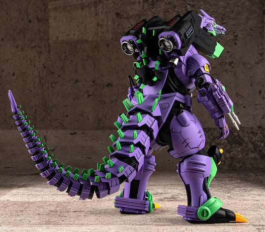 Aoshima Godzilla VS Evangelion Mechagodzilla (Type-3 Kiryu Eva Unit-01 Color Ver.)