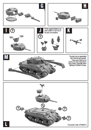 Bolt Action Sherman Tank Troop