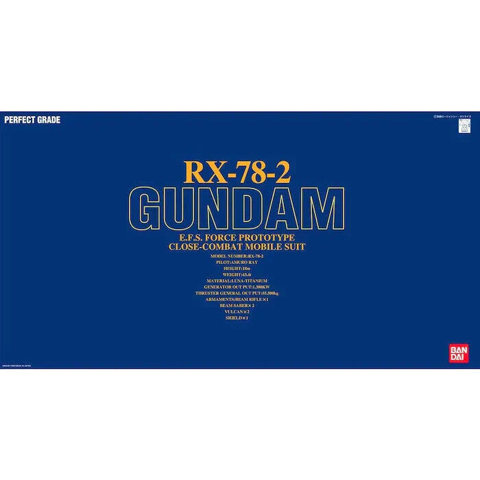 Bandai Gundam PG RX-78-2 (Blue) Gundam New 1/60