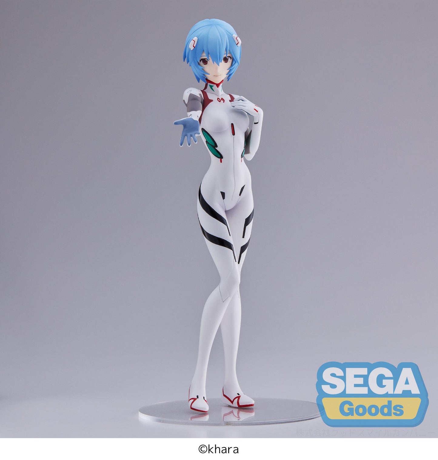 Evangelion: 3.0+1.0 Thrice Upon a Time Series Tentative Name Rei Ayanami Hand Over/Momentary White SPM Figure