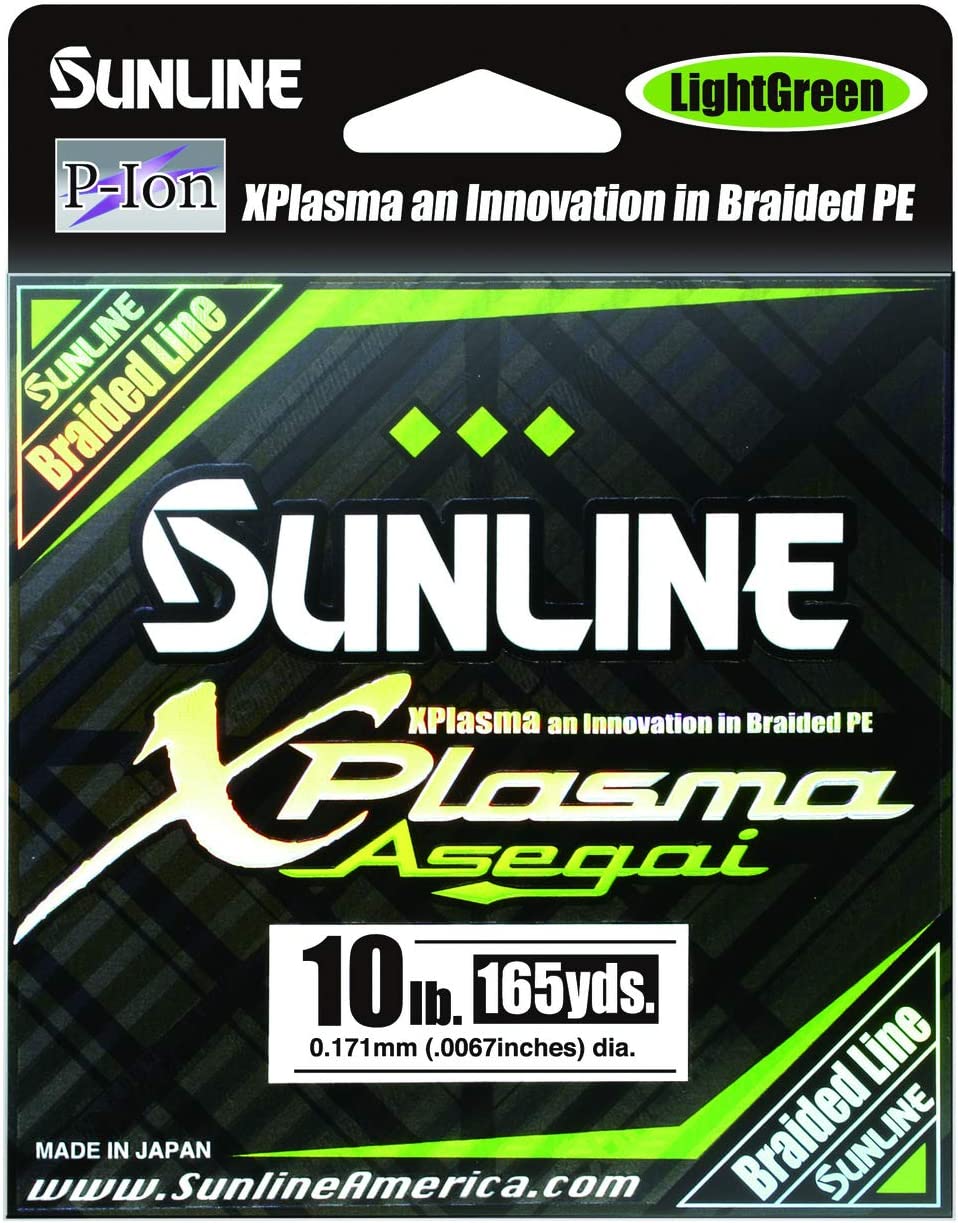 Sunline XPlasma Asegai Braided Line 165 yds 16Lb/18LB/30LB