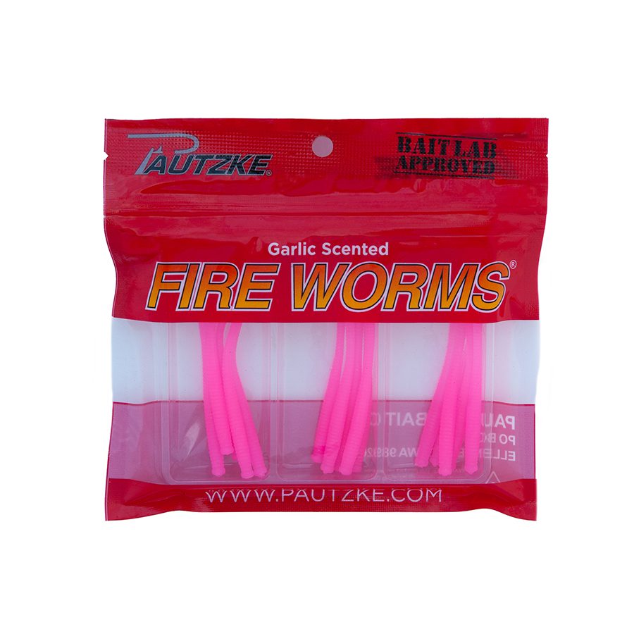 Pautzke Fire Worm Scented 15/pack More Colours Available